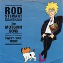 7inch Vinyl Single - Rod Stewart With The Temptations - The Motown Song