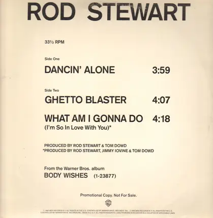 Rod Stewart - Dancin' Alone