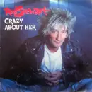 7inch Vinyl Single - Rod Stewart - Crazy About Her - Large Centerhole