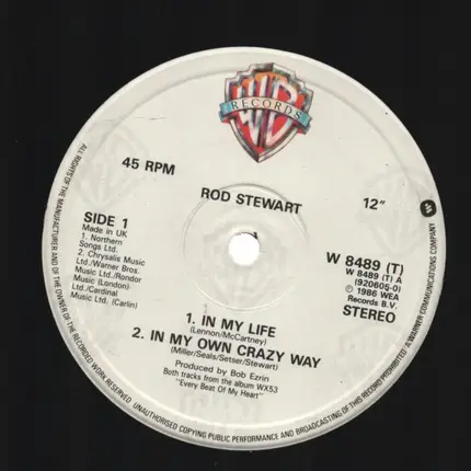 Rod Stewart - In My Life · In My Own Crazy Way