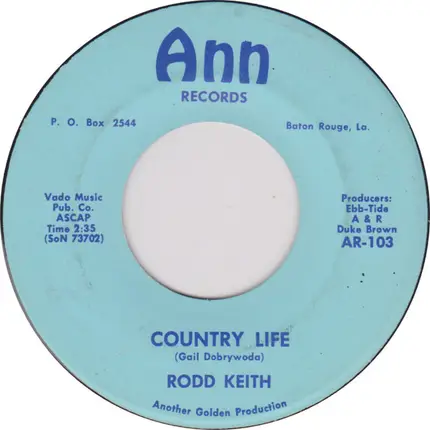 Rodd Keith , Gail Dobrywoda - Love Me Little, Love me Long / Country Life