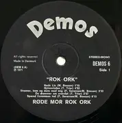 LP - Røde Mor - Rok Ork - Black Labels + Insert, Poster