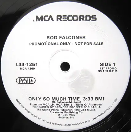 Roderick Falconer - Only So Much Time