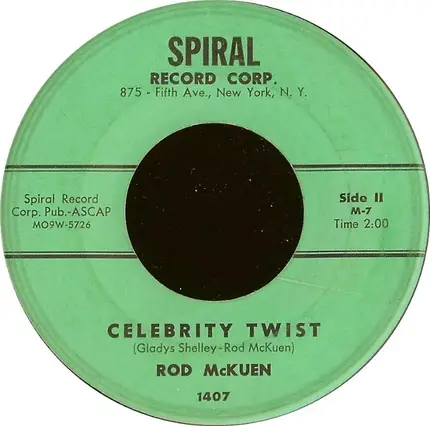 Rod McKuen - Oliver Twist / Celebrity Twist