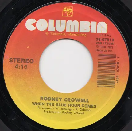 Rodney Crowell - I Couldn't Leave You If I Tried