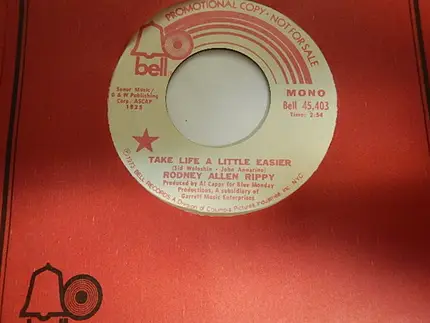 Rodney Allen Rippy - Take Life a Little Easier