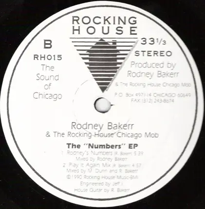 Rodney Bakerr & The Rocking House Chicago Mob - The 'Numbers' EP