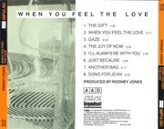 CD - Rodney Jones - When You Feel The Love