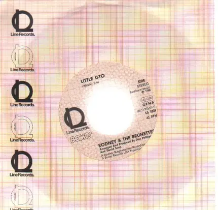 Rodney & The Brunettes - Little GTO / Holocaust On Sunset Blvd.