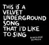 Double LP - RODOLPHE BURGER - THIS IS A VELVET.. - .. UNDERGROUND SONG I'D LIKE TO SING