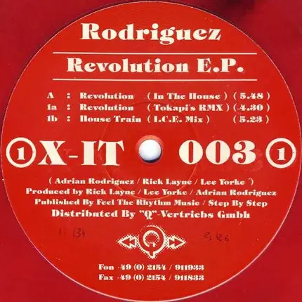 Rodriguez - Revolution E.P.