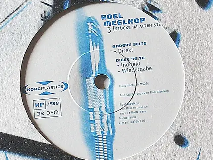 Roel Meelkop - 3 (Stücke Im Alten Stil)