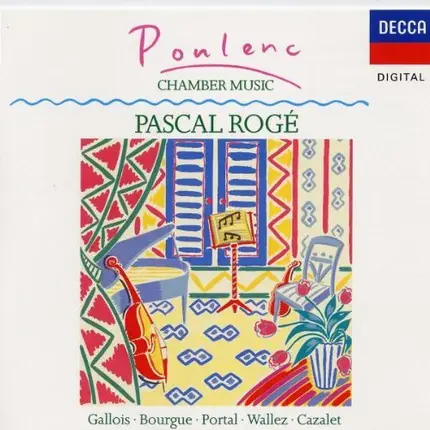 Rogé, Gallois, Bourgue, Portal - Poulenc chamber music
