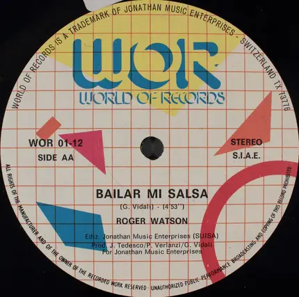 Roger Watson - Tu