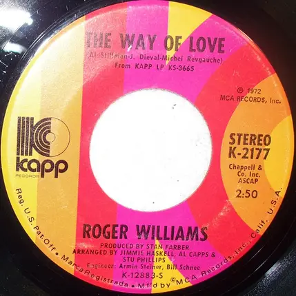 Roger Williams - The Way Of Love / Tchaikovsky '73