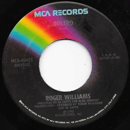 Roger Williams - Theme From 'Rollerball'