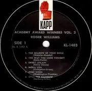LP - Roger Williams - Academy Award Winners Vol. 2 - Still sealed, Mono