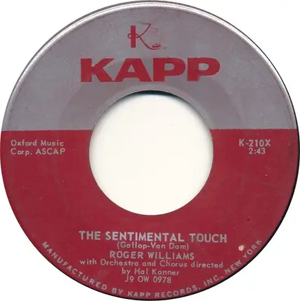 Roger Williams - Arrivederci, Roma