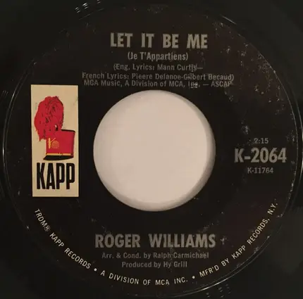Roger Williams - Fill The World With Love
