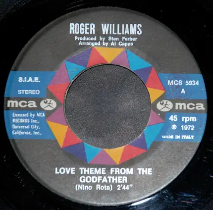 Roger Williams - Love Theme From The Godfather (Il Padrino)