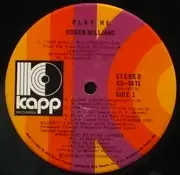 LP - Roger Williams - Play Me - Love Theme From 'Lady Sings The Blues'