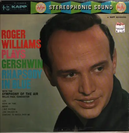 Roger Williams - Roger Williams Plays Gershwin Rhapsody In Blue