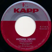 7inch Vinyl Single - Roger Williams - Autumn Leaves / Take Care