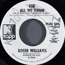 7inch Vinyl Single - Roger Williams - For All We Know