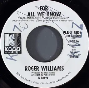 Roger Williams - For All We Know