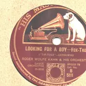 International Novelty Orchestra - Looking For A Boy/On The Riviera