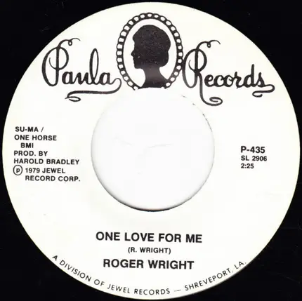 Roger Wright - Babies And Candlelight / One Love For Me