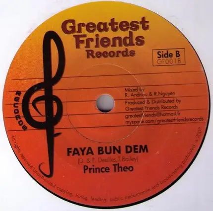Roger Banton / Prince Theo - Crisis / Faya Bun Dem