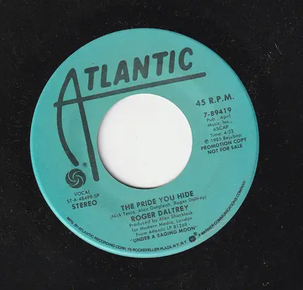 Roger Daltrey - The pride you hide