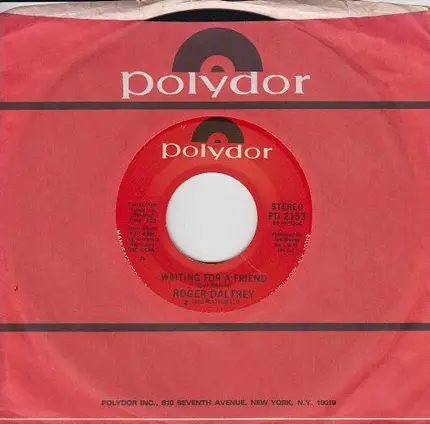 Roger Daltrey - Waiting For A Friend