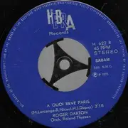 7inch Vinyl Single - Roger Darton - Paris Chansons / A Quoi Rêve Paris