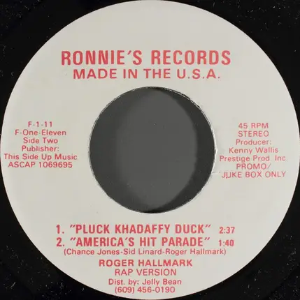 Roger Hallmark - Pluck Khadaffy Duck