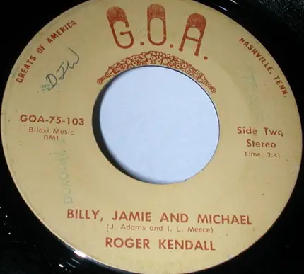 Roger Kendall - The Edges Of My Mind