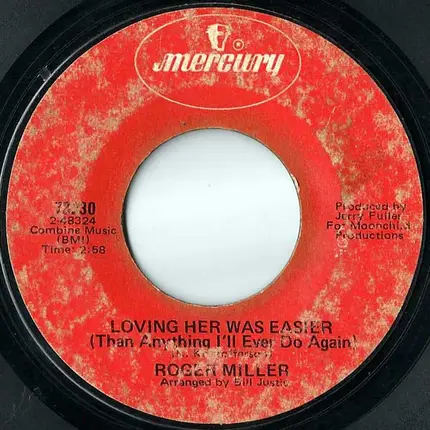 Roger Miller - Loving Her Was Easier (Than Anything I'll Ever Do Again)
