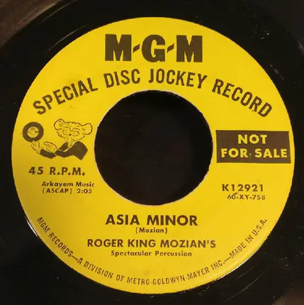 Roger Mozian - Asia Minor / Just In Time