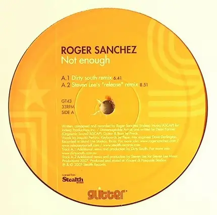 Roger Sanchez - Not Enough