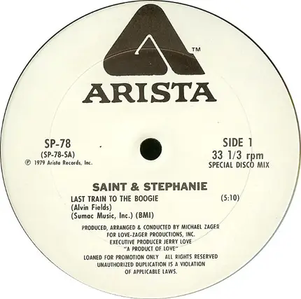 Saint & Stephanie - Last Train To The Boogie