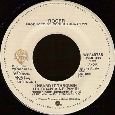 Roger Troutman - I Heard It Through The Grapevine