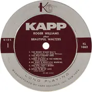 LP - Roger Williams - Roger Williams Plays Beautiful Waltzes