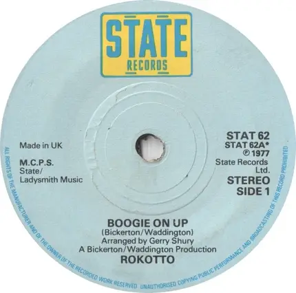 Rokotto - Boogie On Up