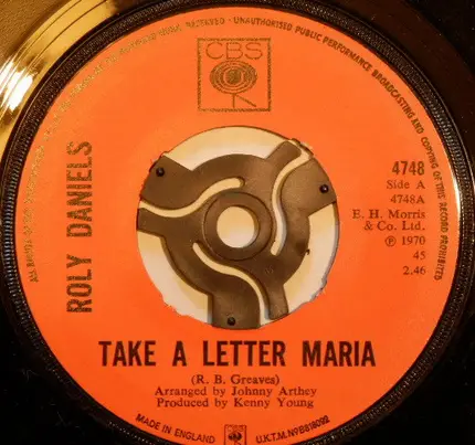 Roly Daniels - Take A Letter Maria