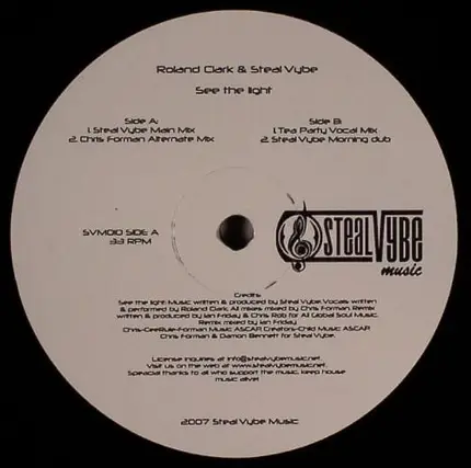 Roland Clark & Steal Vybe - See The Light