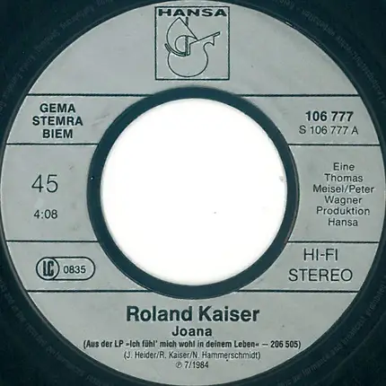 Roland Kaiser - Joana