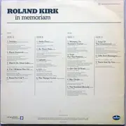Double LP - Roland Kirk - In Memoriam - Gatefold