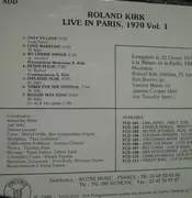 CD - Roland Kirk - Live In Paris Vol. 1