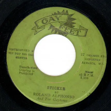 Roland Alphonso / Lou Sparkes - Sticker / We Will Make Love